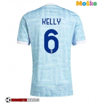 Moške Nogometnih dresov Juventus Lloyd Kelly #6 Gostujoči 2025-26 Kratki rokavi